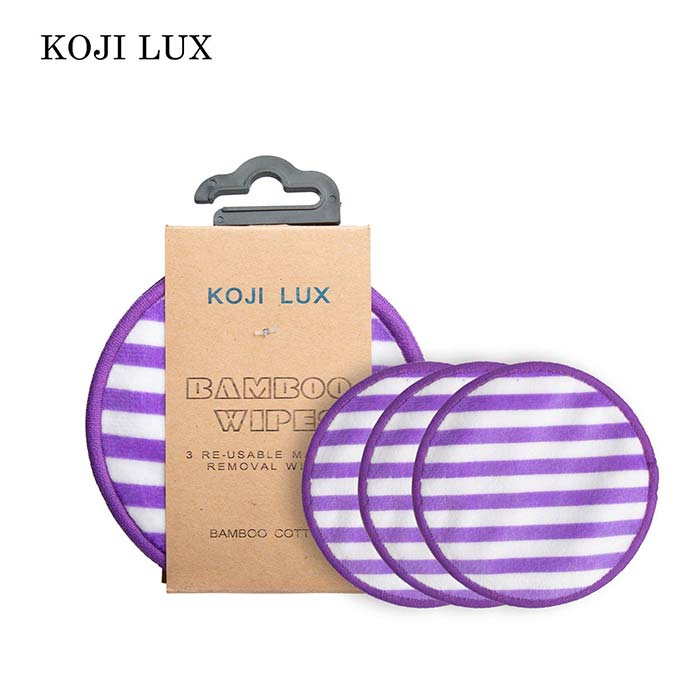 Purple striped remover pads (3 pieces)