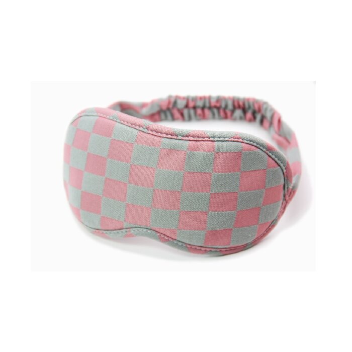 Eye mask (pink & gray)