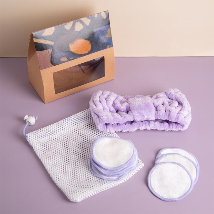 Purple Facial Cleansing Set