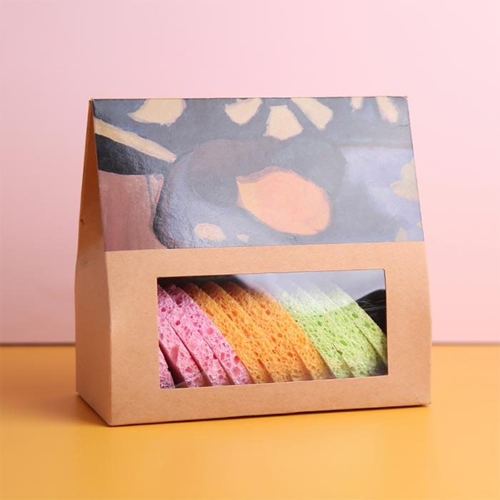 Cellulose sponges set (12 pieces)