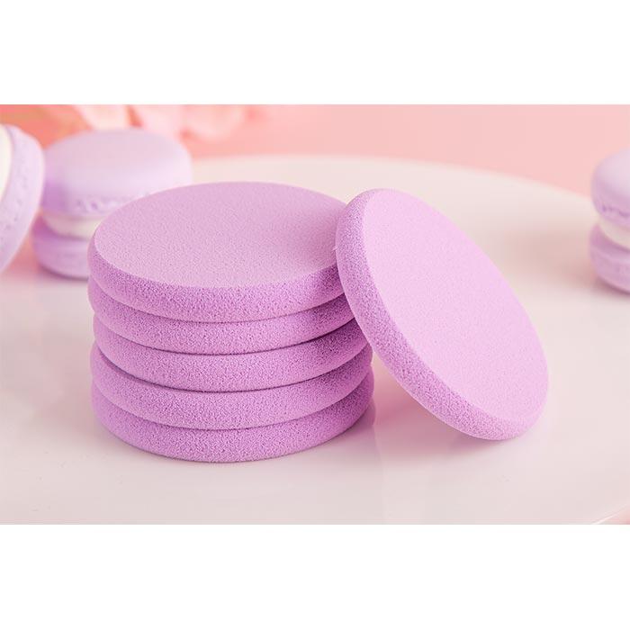 Purple 2D makeup sponge