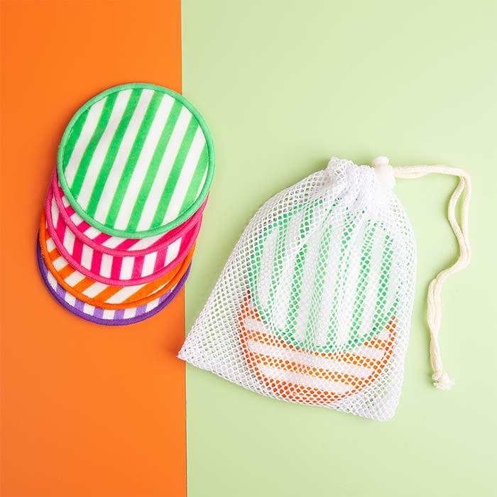 Orange striped remover pads (3 pieces)