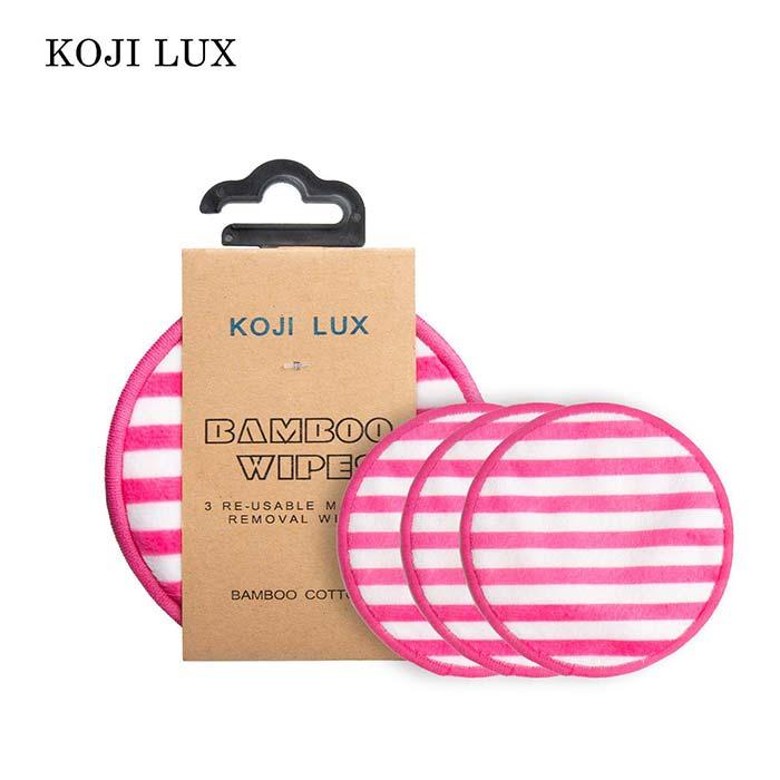 Pink striped remover pads（3 pieces）