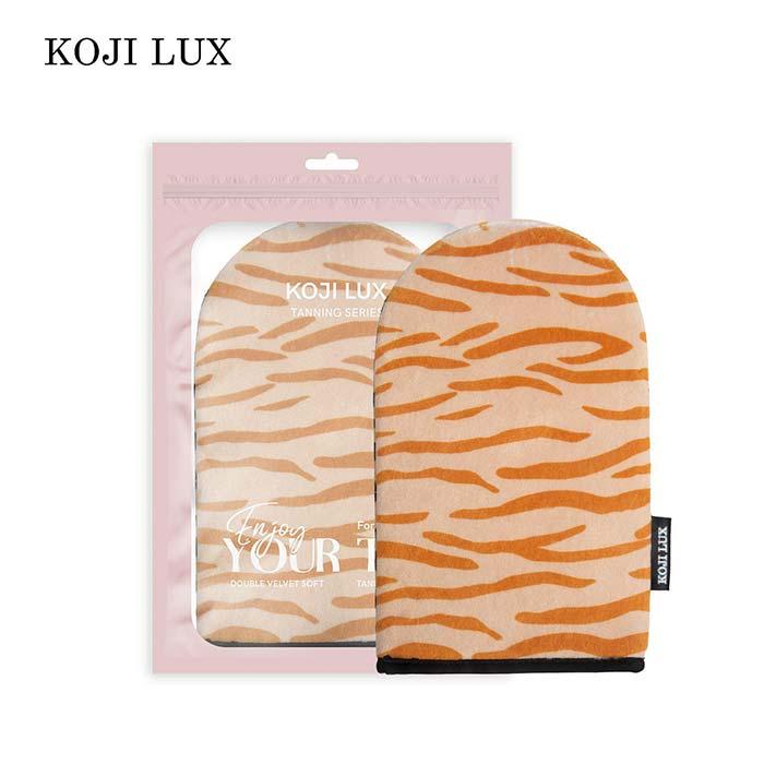 Tiger pattern tanning mitt