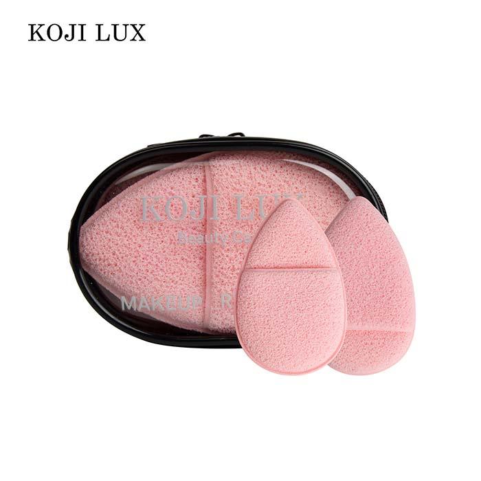 Pink facial sponge set A