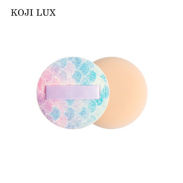 Round mermaid powder puff (blue-pink)